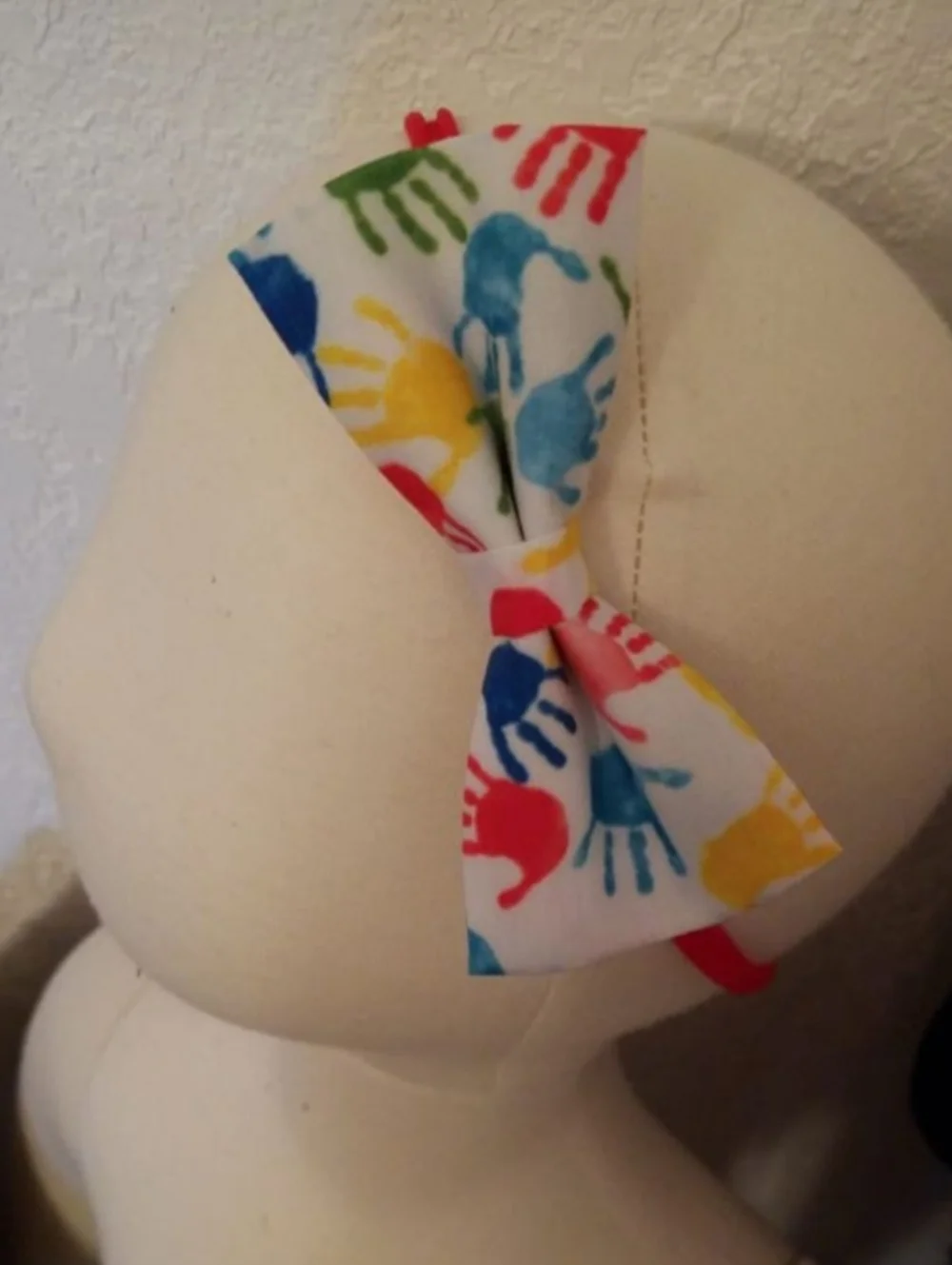 Autism Awareness baby toddler headband bow Tie hair accessories puzzles